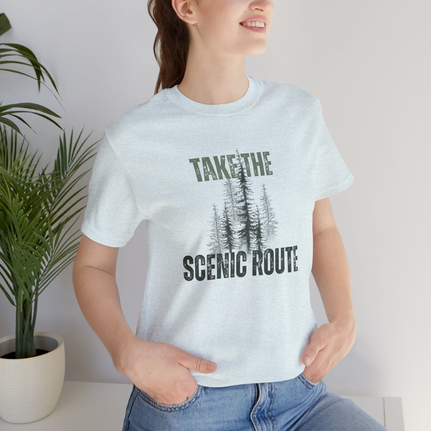 Take the Scenic Route Retro Tee — Vintage Outdoor Adventure T-Shirt