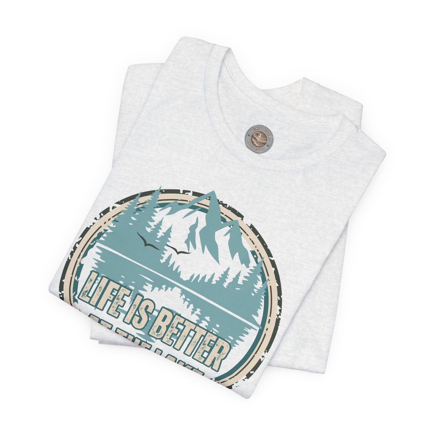 Life Is Better at the Lake Retro Badge T-Shirt