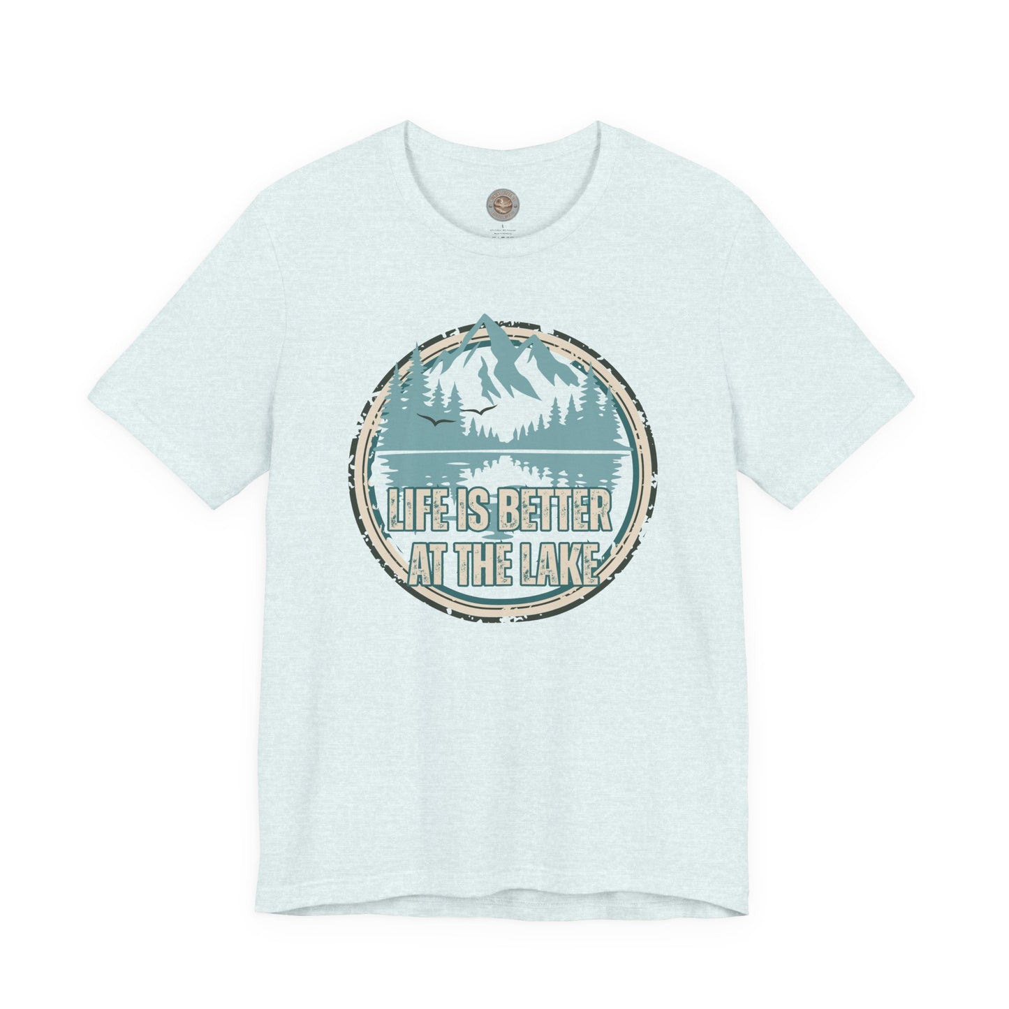 Life Is Better at the Lake Retro Badge T-Shirt
