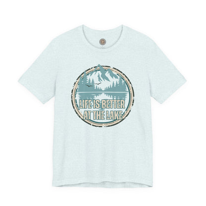 Life Is Better at the Lake Retro Badge T-Shirt
