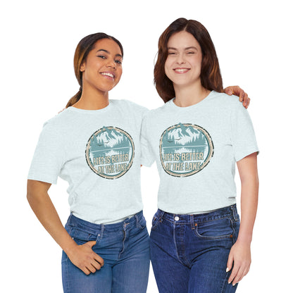 Life Is Better at the Lake Retro Badge T-Shirt
